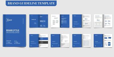 Brand Guideline Template vector