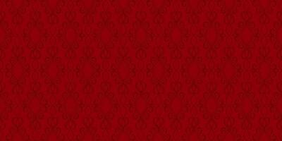 Rich red background. Seamless damask pattern. Red color.For fabric, wallpaper, wrapping paper, holiday packaging. vector