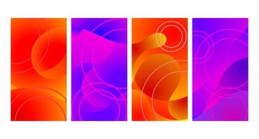 Abstract background gradient wavy. copy space area vector