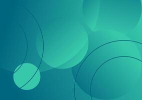 Abstract background, with a blue and green colors. circular geometric. copy space area vector