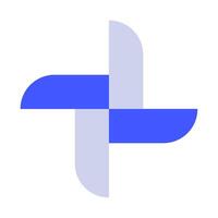 Windmill icon for web, app, infographic vector