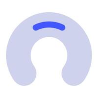 Travel Pillow icon for web, app, infographic vector