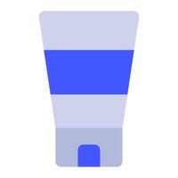 Sunscreen icon for web, app, infographic vector