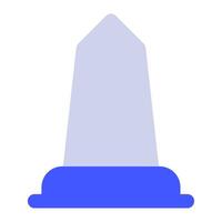 Monument icon for web, app, infographic vector