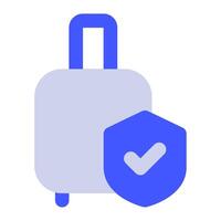 Travel Insurance icon for web, app, infographic vector