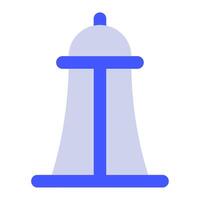 Space Needle icon for web, app, infographic vector