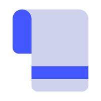 playa toalla icono para web, aplicación, infografía vector