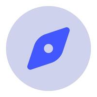 Compass icon for web, app, infographic vector