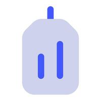 Luggage Tag icon for web, app, infographic vector