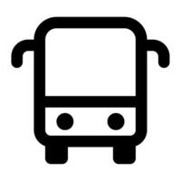 Bus icon for web, app, infographic vector