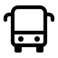 autobús icono para web, aplicación, infografía vector