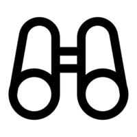 Binoculars icon for web, app, infographic vector