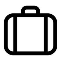 Suitcase icon for web, app, infographic vector
