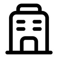 Hostel icon for web, app, infographic vector