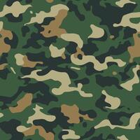 Camouflage Pattern Seamless Design vector