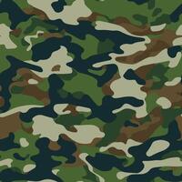 Camouflage Pattern Seamless Design vector