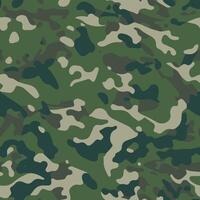 camuflaje modelo sin costura diseño vector