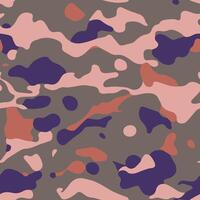 Camouflage Pattern Seamless Design vector