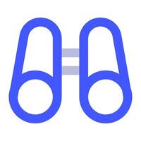 Binoculars icon for web, app, infographic vector
