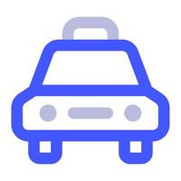 Taxi icon for web, app, infographic vector