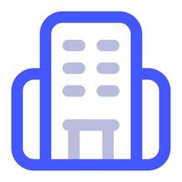 Hotel icon for web, app, infographic vector