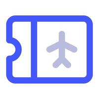 Boarding Pass icon for web, app, infographic vector