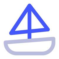 Sailing Boat icon for web, app, infographic vector