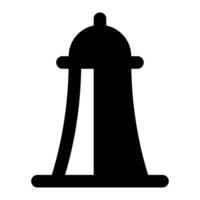 Space Needle icon for web, app, infographic vector