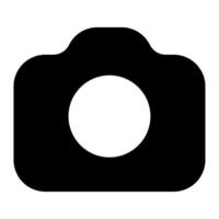 Camera icon for web, app, infographic vector