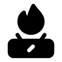 Camping Stove icon for web, app, infographic vector