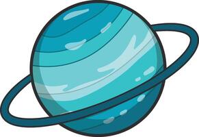 Uranus icon illustration vector