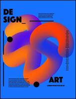 abstract design llustration for background, banner, poster, flyer, template, design, etc vector