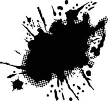 Splash silhouette icon vector