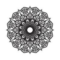 Circular pattern mandala art decoration elements. vector