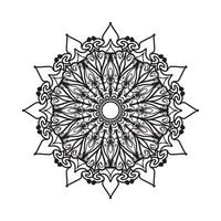 concepto decorativo abstracto mandala ilustración. eps 10 vector