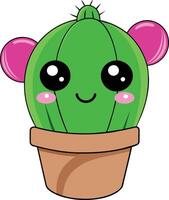 Cute Cactus , Vibrant Illustration for Creative Projects vector
