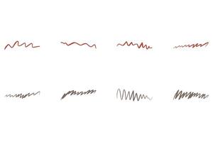 Decorative abstract line design set vector