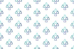 Decorative triangle line seamless pattern design vector