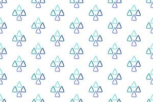 Decorative triangle line seamless pattern design vector