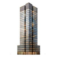 alto ciudad edificio en aislado transparente antecedentes png