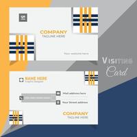 Modern Business Card Design, Illustration Design Template. vector