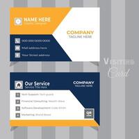 Corporate design, Visiting Card Template. vector