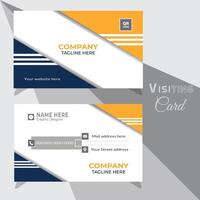 Unique Business Card Design. Illustration Design Template. vector