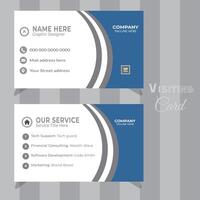 Creative design, Visiting Card Template. vector