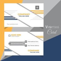 Simple, Clean Visiting Card, Illustration Design Template.. vector