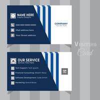 Uncommon Visiting Card Template, illustration design. vector