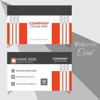 Corporate Visiting Card Design , Illustration Design Template. vector