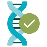 DNA icon for web, app, infographic, etc vector