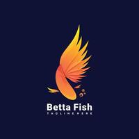 Untitled-1colorful fish logo illustration template vector