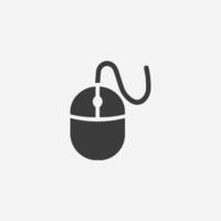 computer mouse icon symbol sign vector